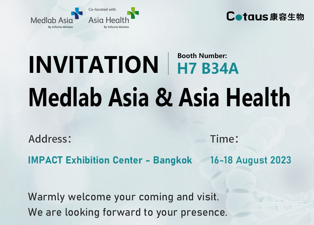 Utställningsinbjudan-Medlab Asia and Asia Health 2023 i Bangkok